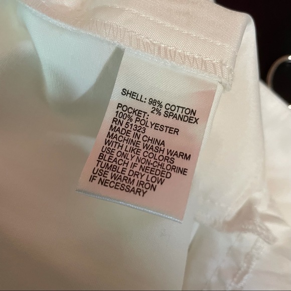 Cremieux White Bermuda Shorts 12 - Picture 6 of 6